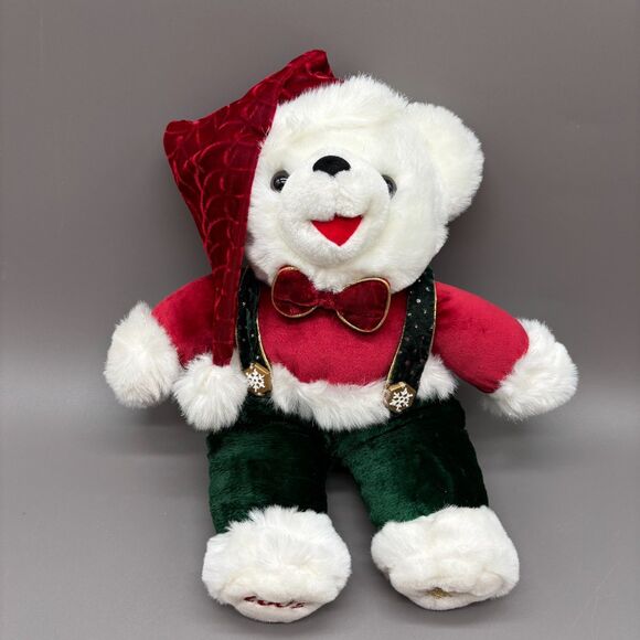 Dan Dee Snowflake Friends Christmas Bears Plush Set 2002 Boy Girl Holiday 13" - Picture 2 of 11